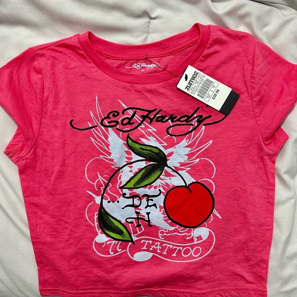 Ed Hardy Pink T-Shirt